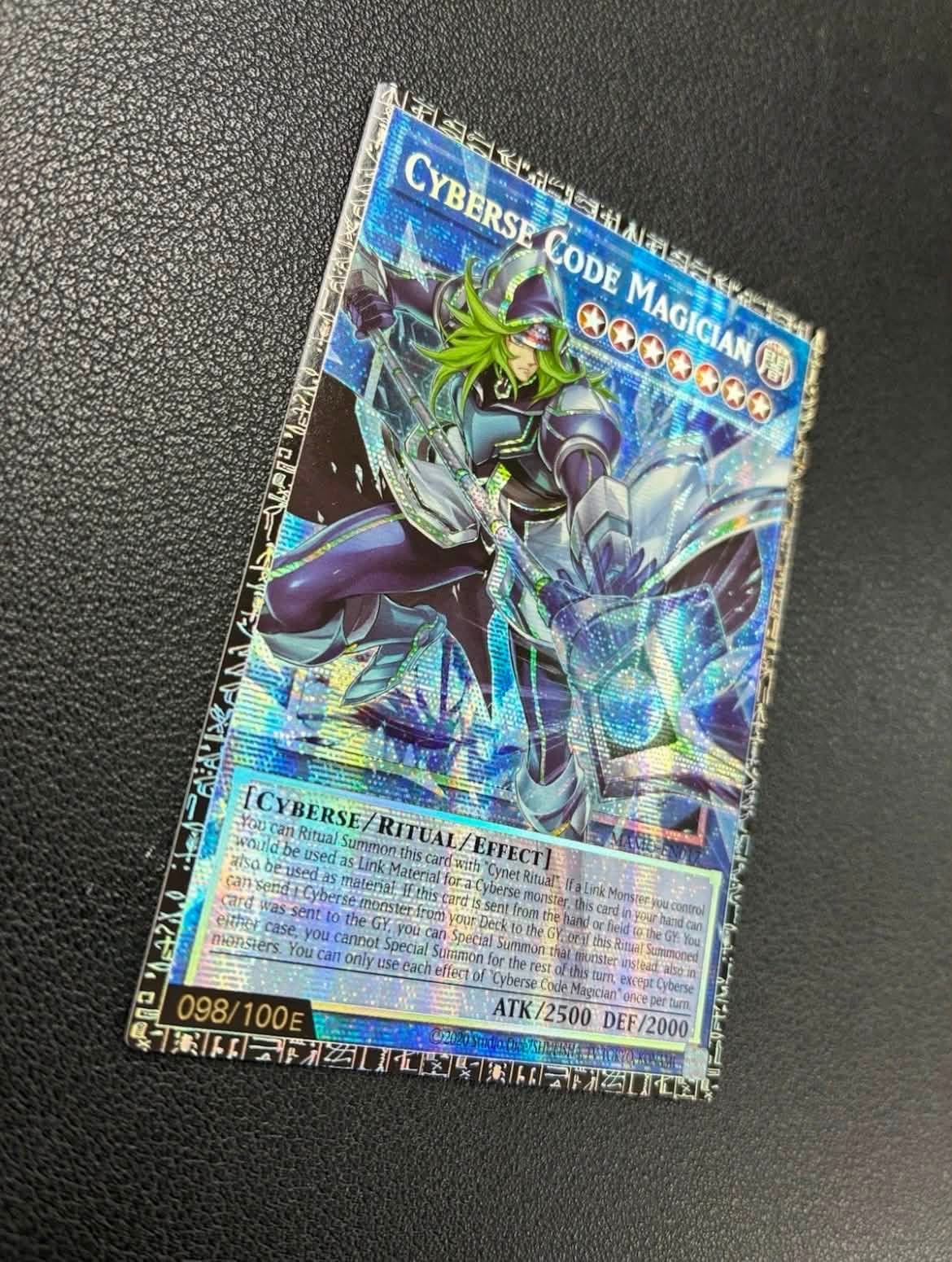 Evidence for serial 098 of Cyberse Code Magician