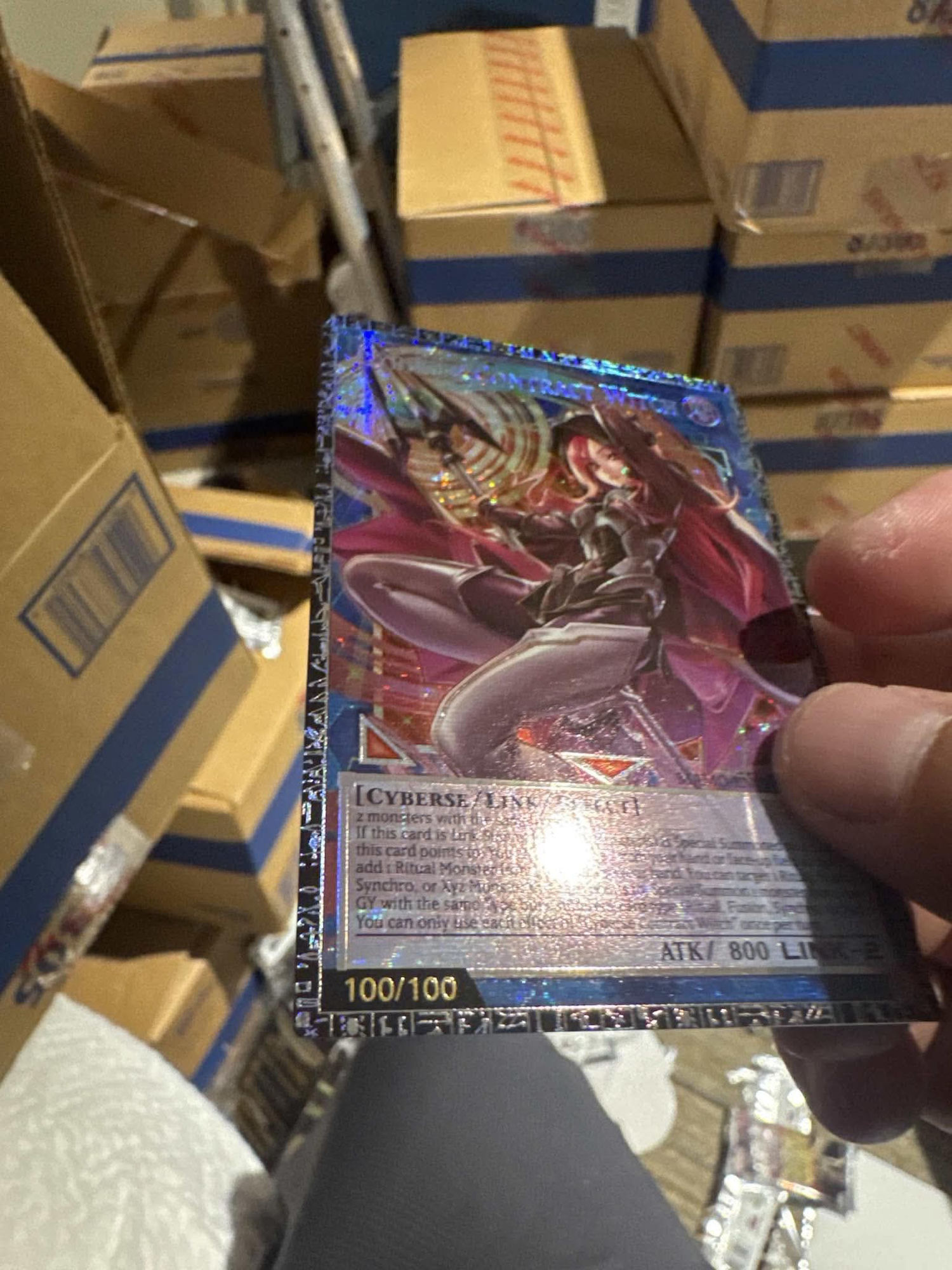 Evidence for serial 100 of Cyberse Contract Witch