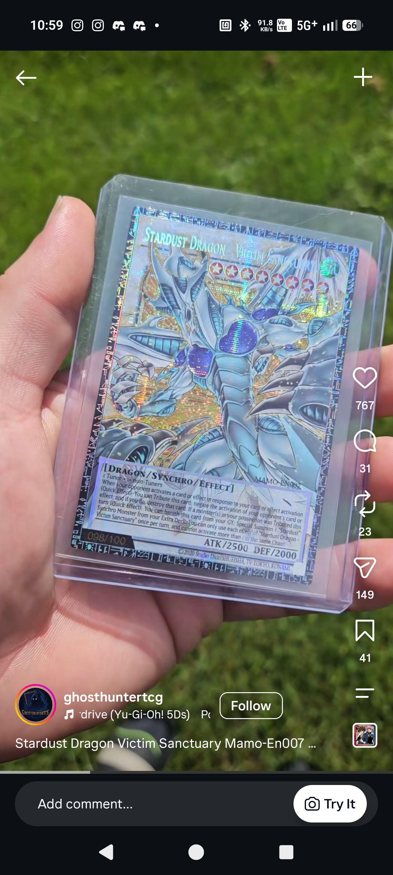 Evidence for serial 098 of Stardust Dragon - Victim Sanctuary